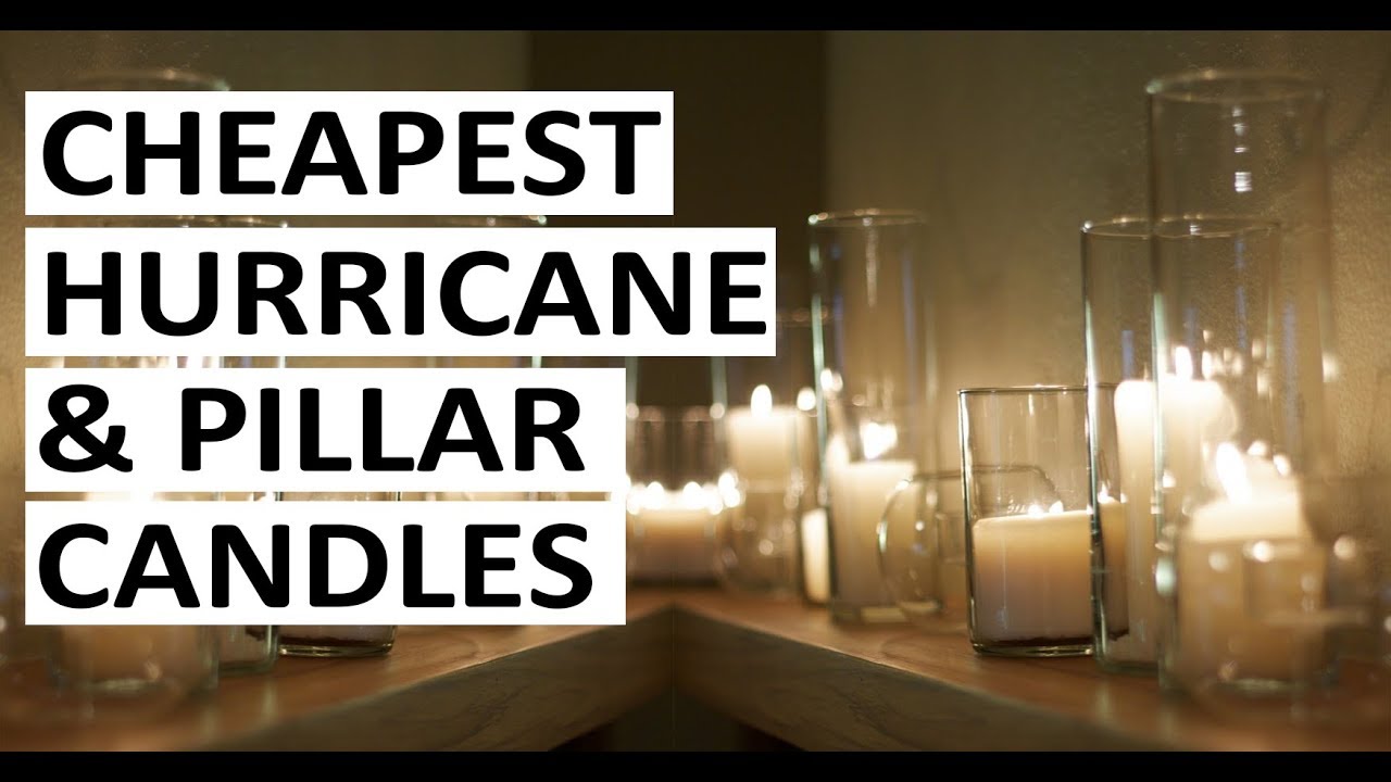 Where to buy CHEAP HURRICANE CANDLES & PILLAR CANDLES IN CANADA & USA | affordable bulk candles