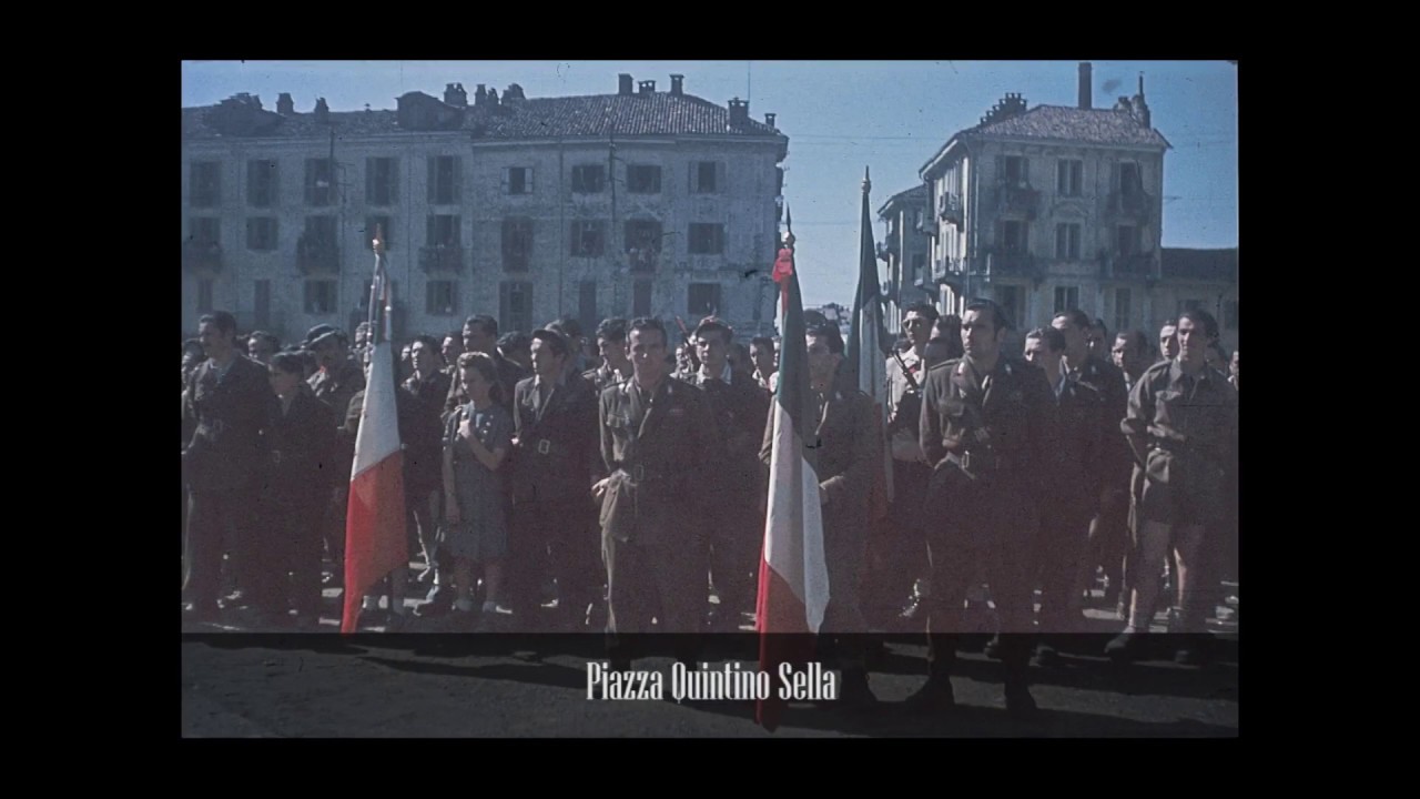 La manifestazione partigiana a Biella del 13 maggio 1945