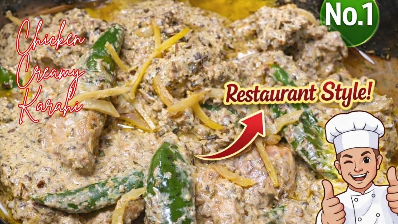 Restaurant Style Creamy Karahi | Chicken Creamy Karahi Recipe That Beats Hotels! | Ramadan Special