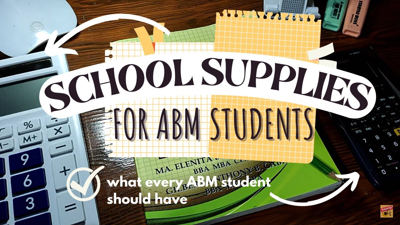 MUST-HAVE School Supplies for ABM Students (Senior High School) + product suggestions