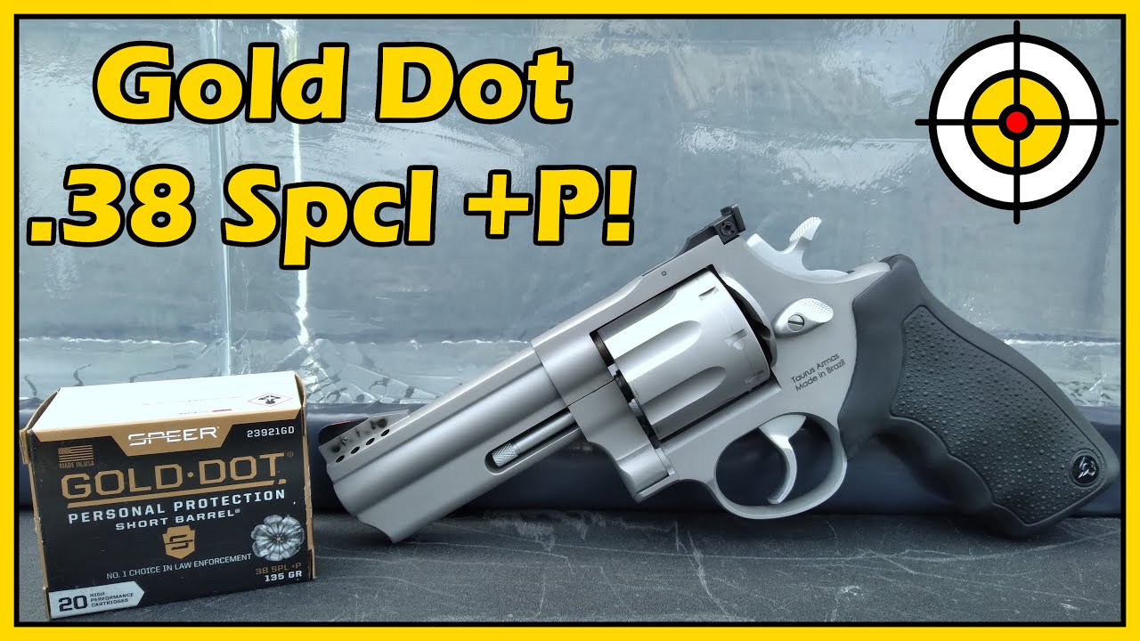 Wheel Gun Gold! Специальный тест баллистического геля Speer Gold Dot .38 +P с Taurus 856 и 608!