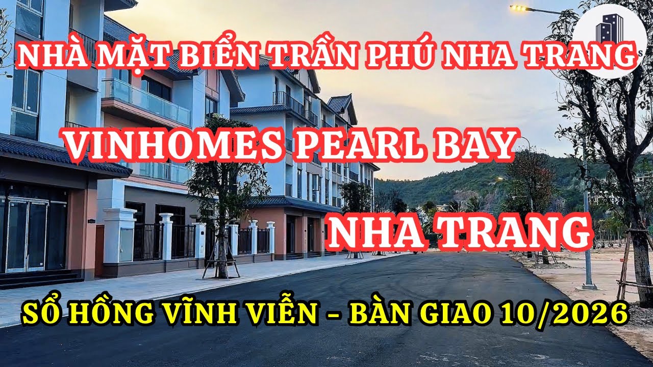 Vinhomes Pearl Bay Nha Trang nhà 4 tầng mặt biển Trần Phú,Nha Trang sổ đỏ sở hữu lâu dài
