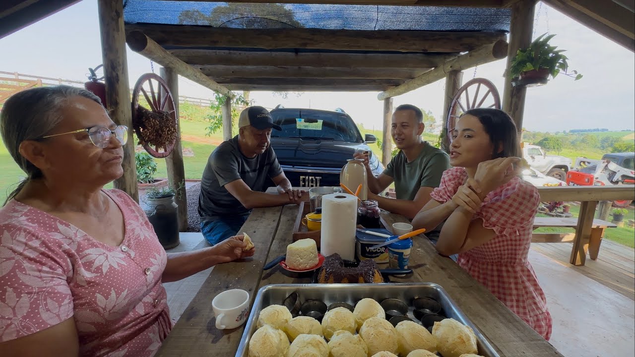 Café com prosa 🎥☕️🍞 no rancho do Simplão 