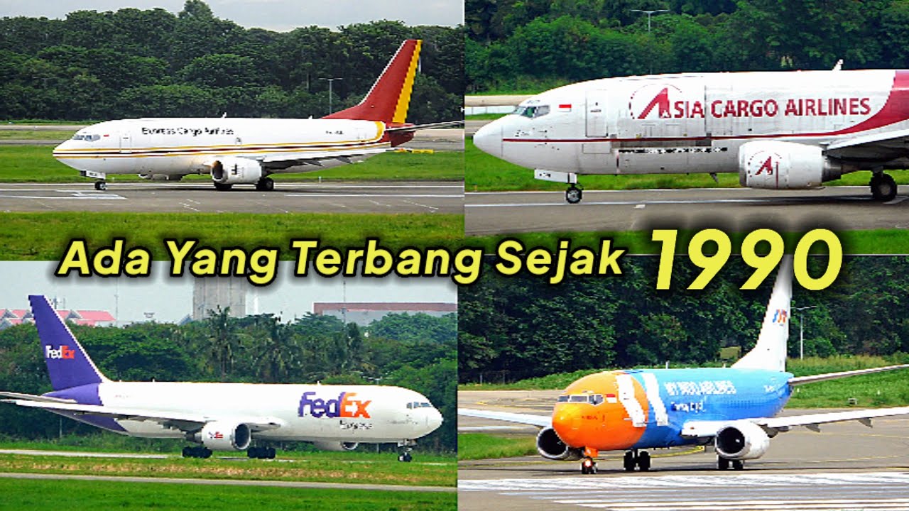 Meski Tua Tetap Gagah !! Berbagai Pesawat Cargo Yang Terbang Di Jakarta