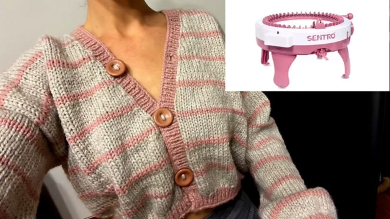 Sentro Knitting Örgü Makinesiyle Hırka Örüyoruz
