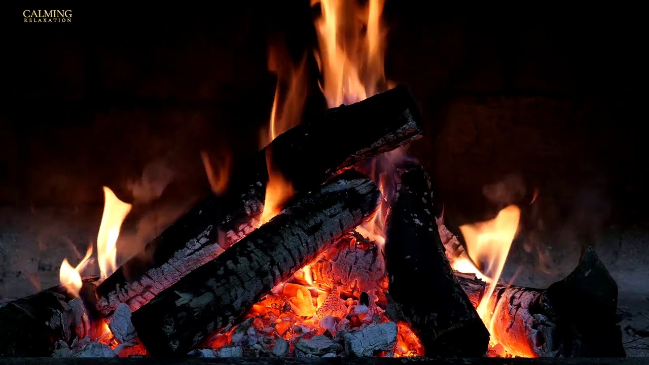5 Hour of Fireplace with Relaxing Music Fire Sounds@CalmingRelaxationmusic