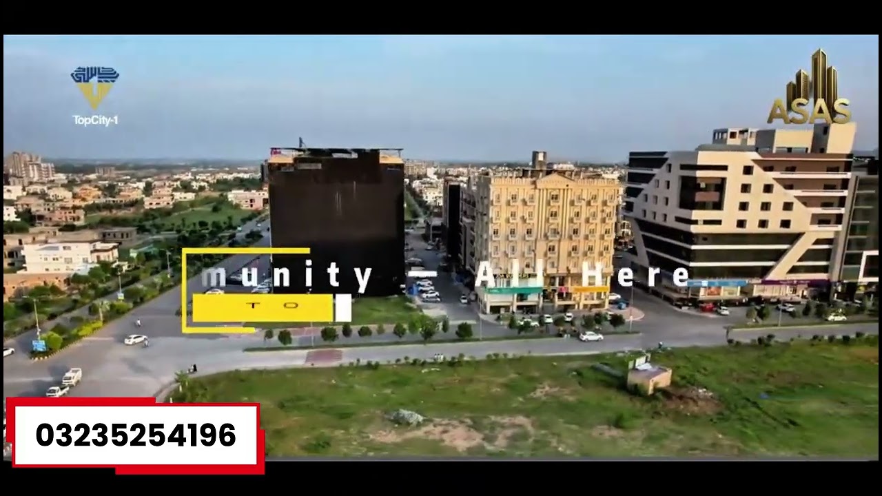 TopCity-1 Islamabad Aerial View | Premium Living & Investment Opportunity | Full Blocks Tour