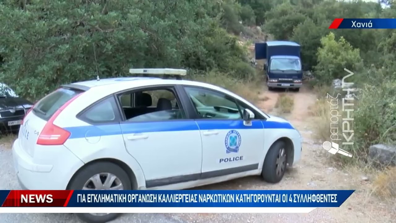 Για εγκληματική οργάνωση καλλιέργειας ναρκωτικών κατηγορούνται οι 4 συλληφθέντες