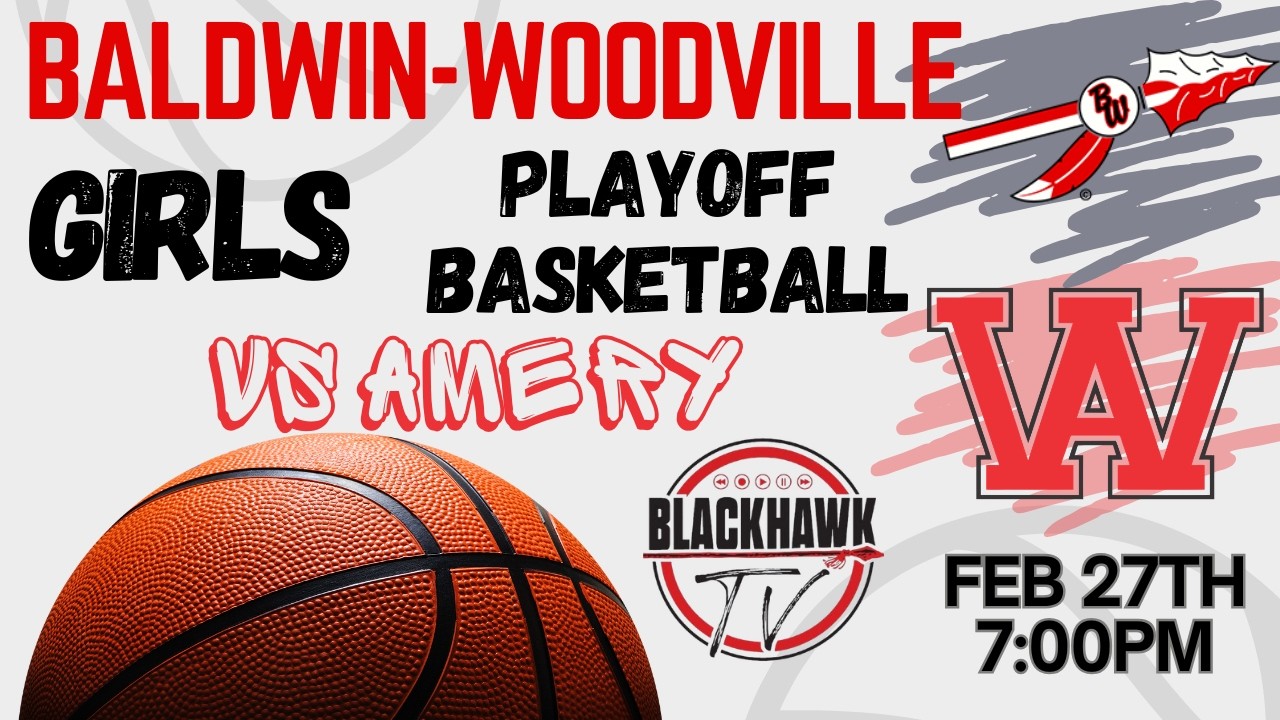 WIAA Playoffs: Baldwin-Woodville vs Amery High School Girls Basketball