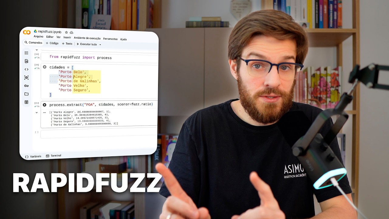 Como corrigir erros de texto em dados com Python (RapidFuzz)
