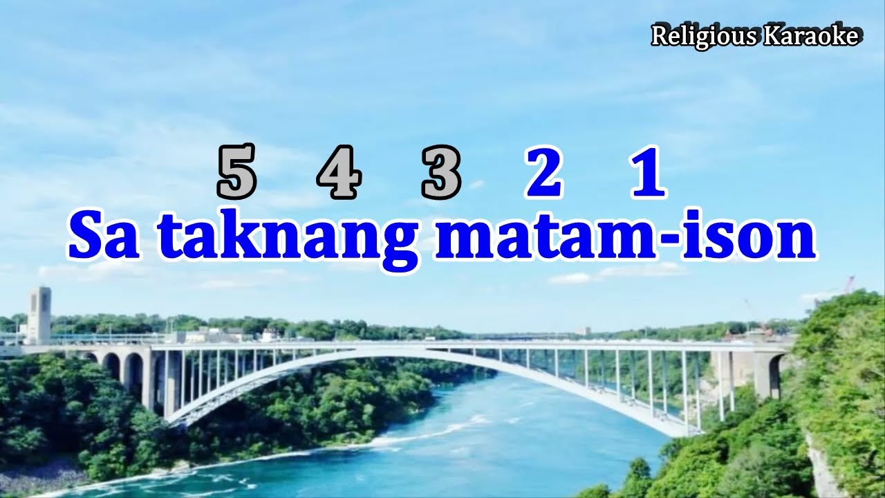 Sa Taknang Matam-ison - Key of C (Lower Pitch).
