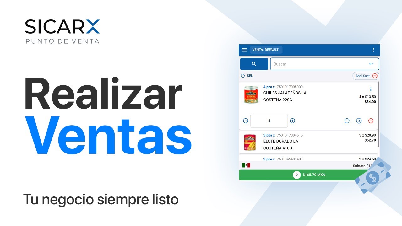 Realizar Ventas en SICAR X