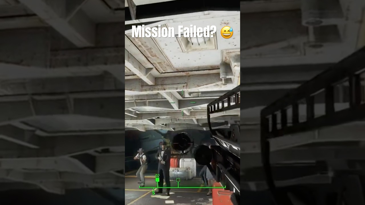 Mission Failed 😅 #gaming #funny #fallout #fallout4 #meme