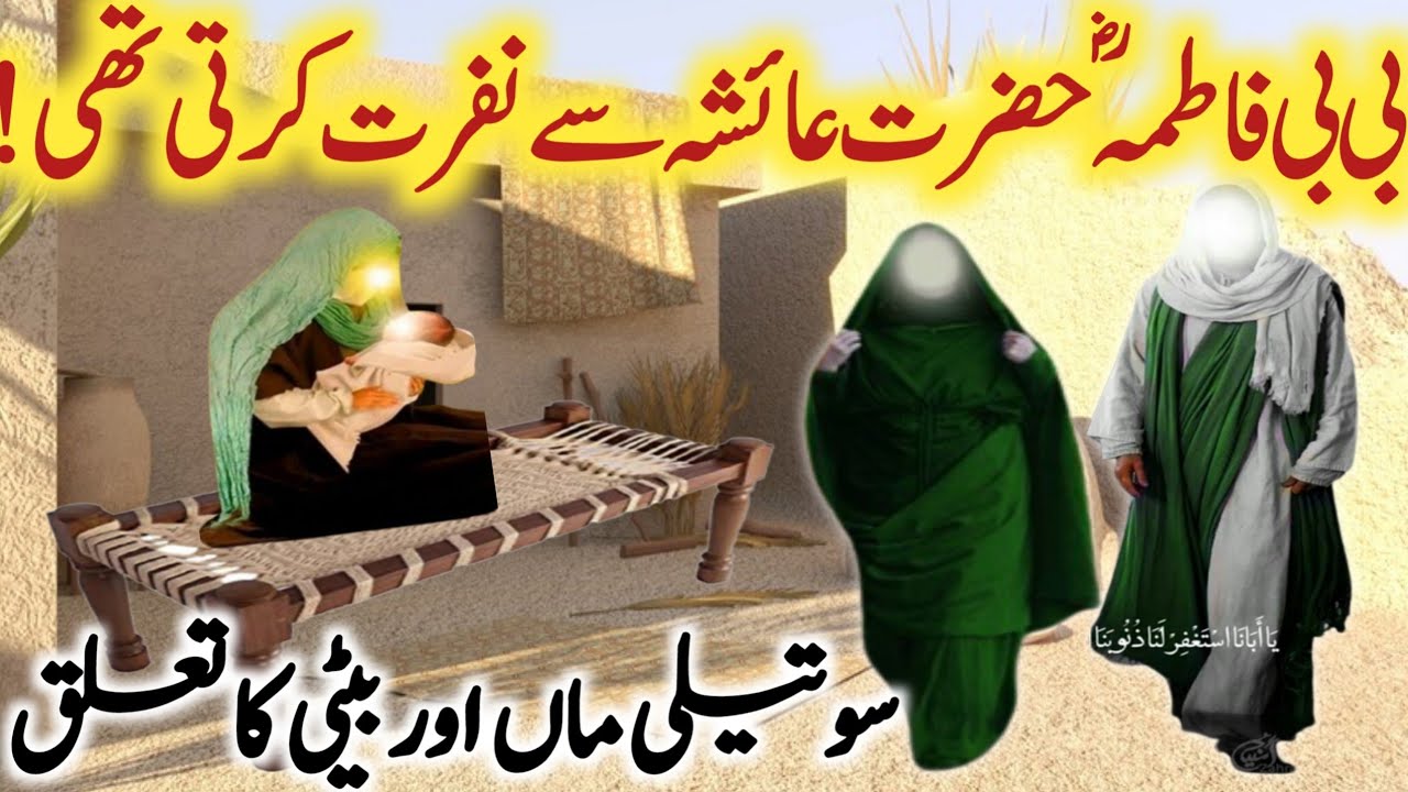 Kia Bibi Fatima Hazrat Ayesha Se Nafrat Karti Thi ll Bibi Fatima Ki Kahani l Iman Voice