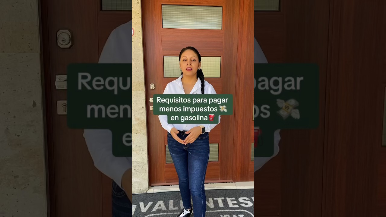 Requisitos para deducir la gasolina ⛽️ #sinmiedoalsat #negocios #emprendimiento