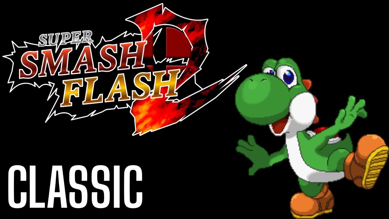 Super Smash Flash 2 (v1.4.0.1) - Classic Mode - Yoshi