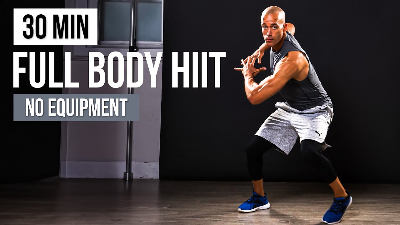 30 Minute HIIT Workout | Full body | No Equipment