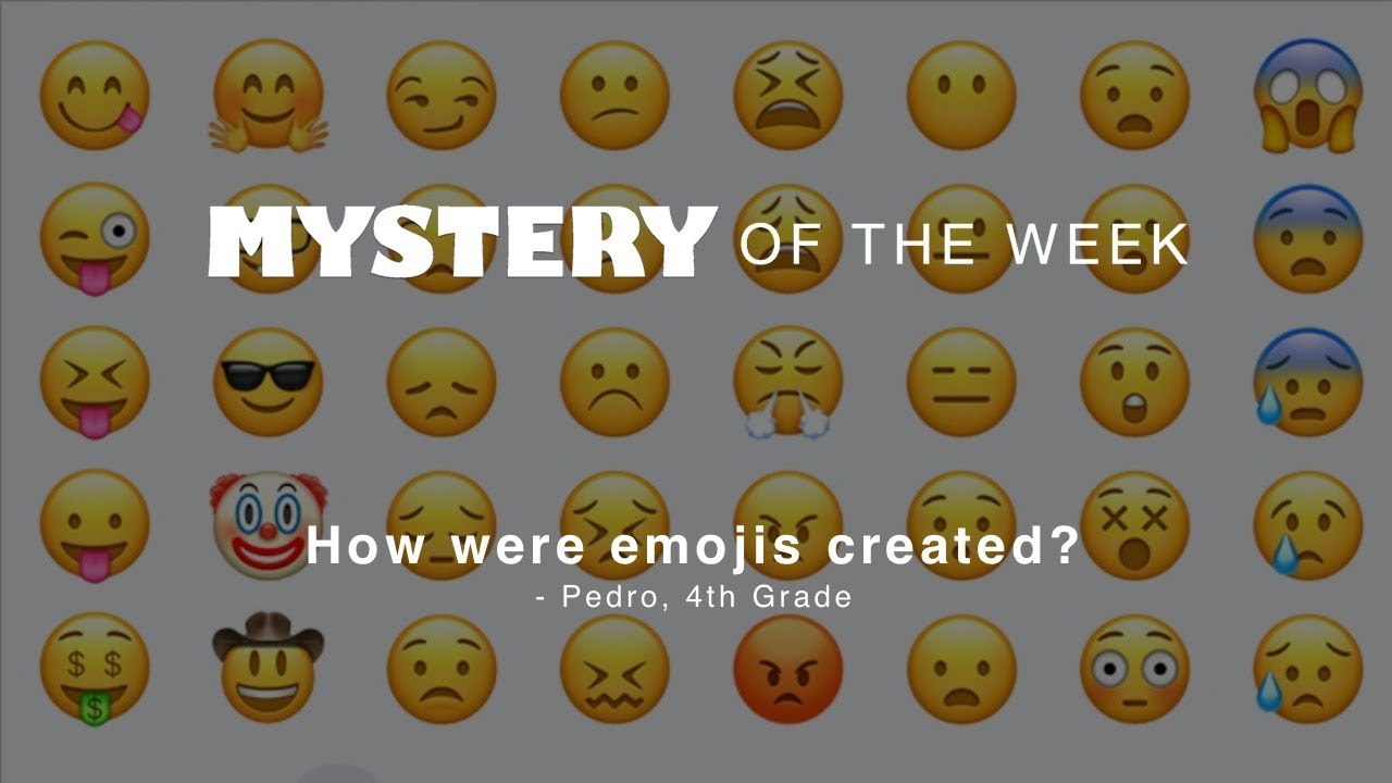How were emojis created?