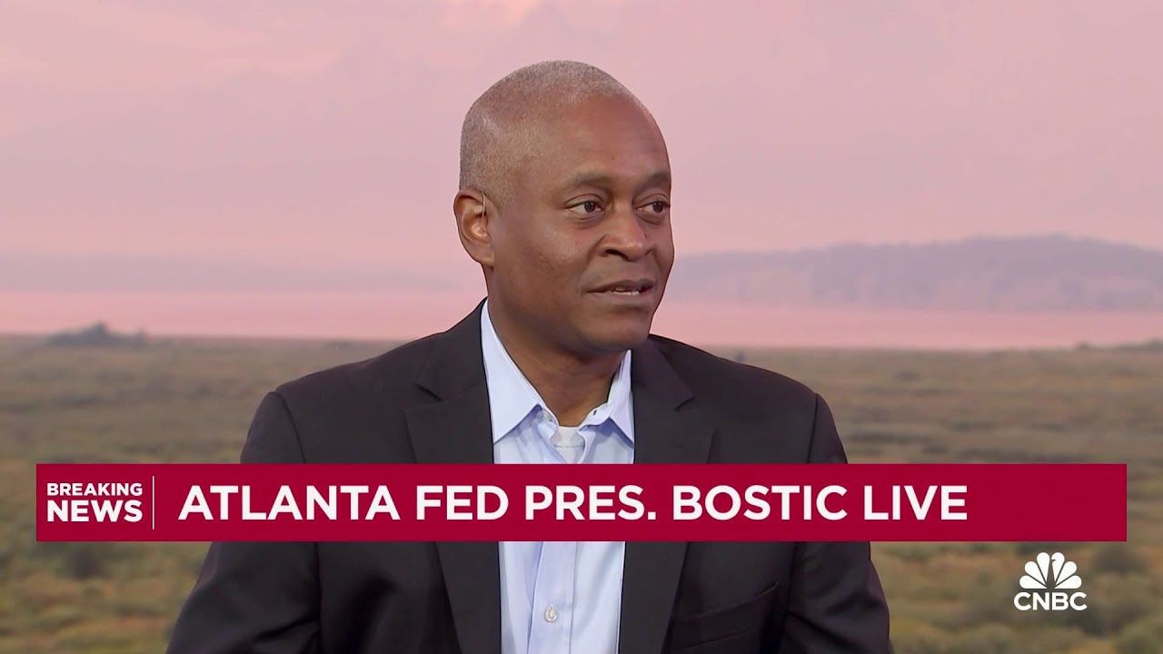 Atlanta Fed President Raphael Bostic: Can't wait until inflation is at 2% to start moving