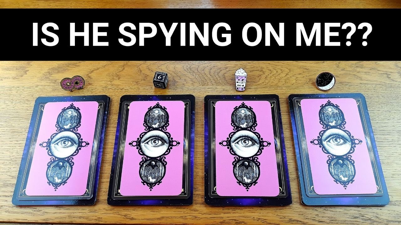 IS HE SPYING ON YOU ON SOCIAL MEDIA? *Pick A Card* 😮🙊 CHARM Tarot Love Reading Singles Crush