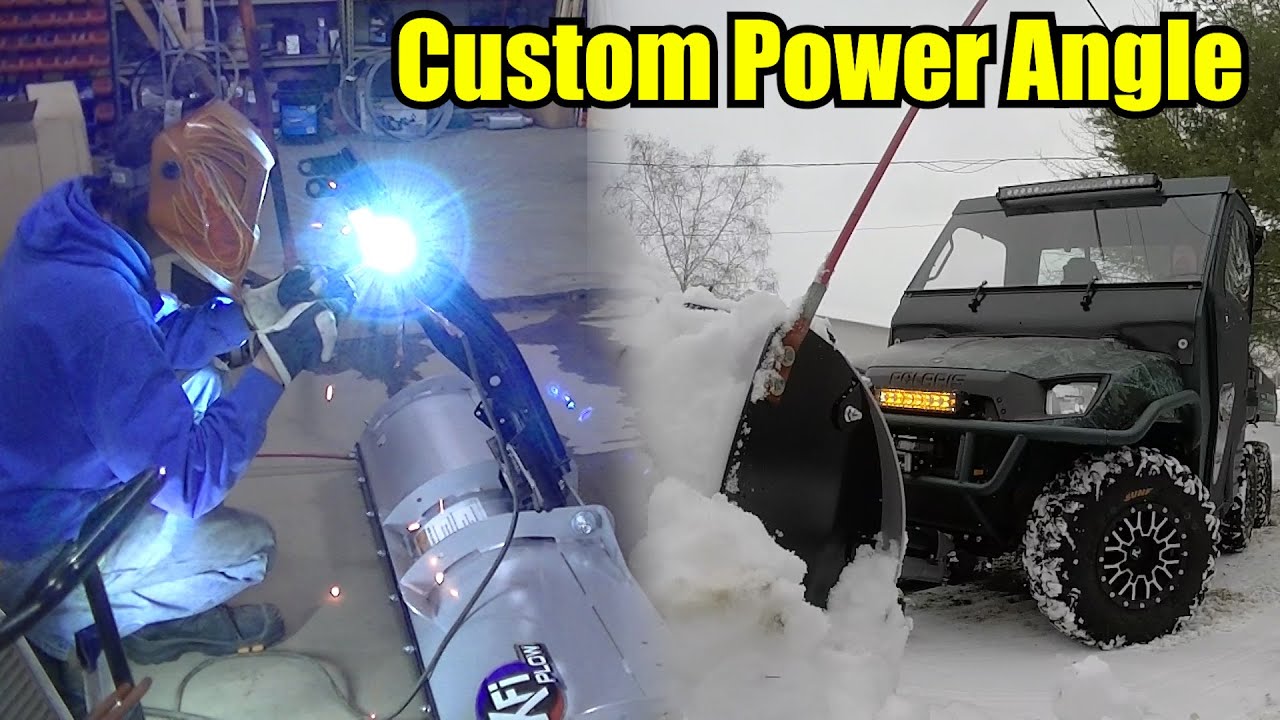04 Polaris Ranger 6x6 KFI Snowplow Custom Power Angle