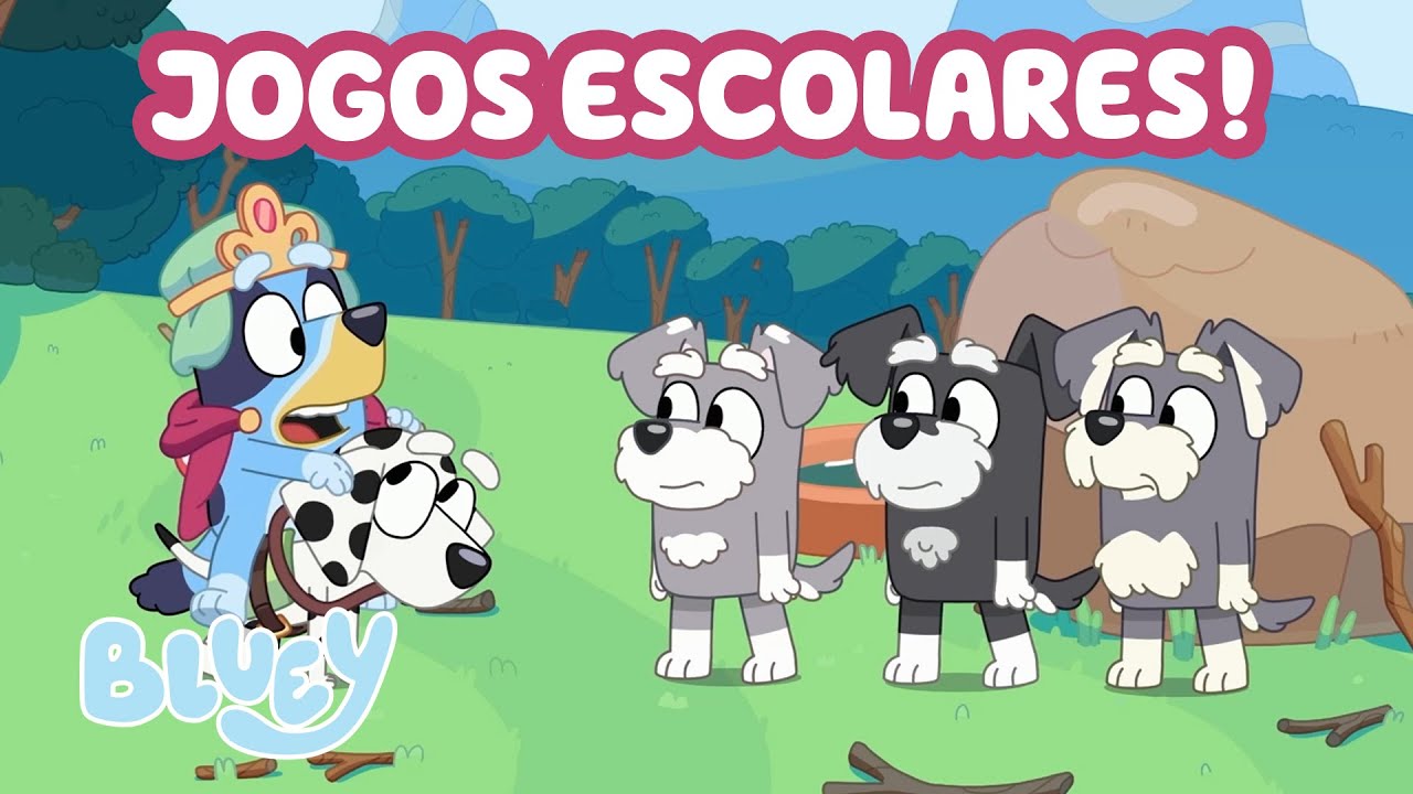 30 MINUTOS Jogos Escolares com Bluey 💙 ✏️ ⭐️ | Bluey Português Brasil Canal Oficial
