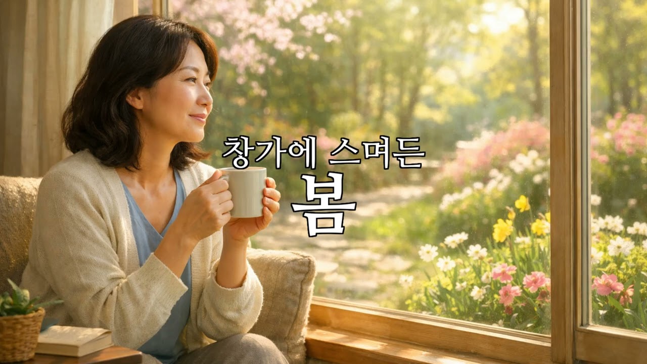 창가에 스며든 봄
