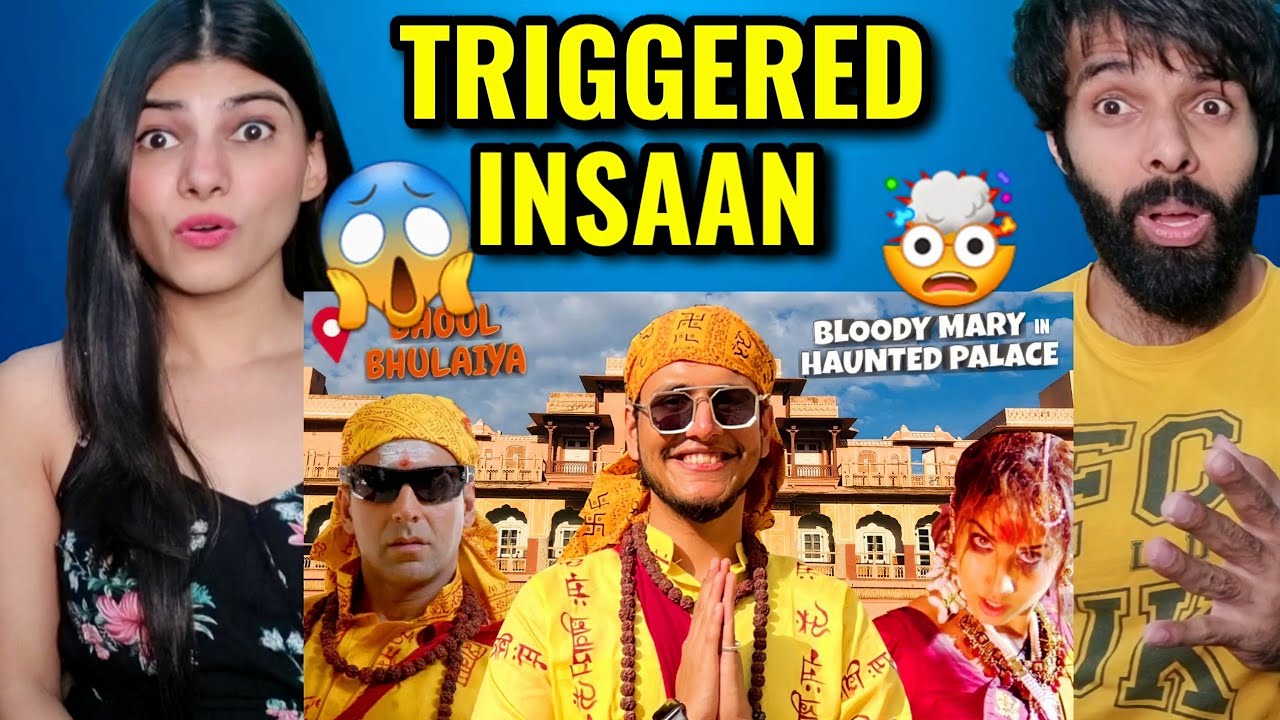 Chaggan Vlogger Living 24 Hours in Bhool Bhulaiya Haunted Palace - 3 am Bloody Mary Challenge