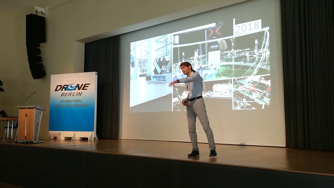 GET corp CEO speaking at Drone Berlin 2018