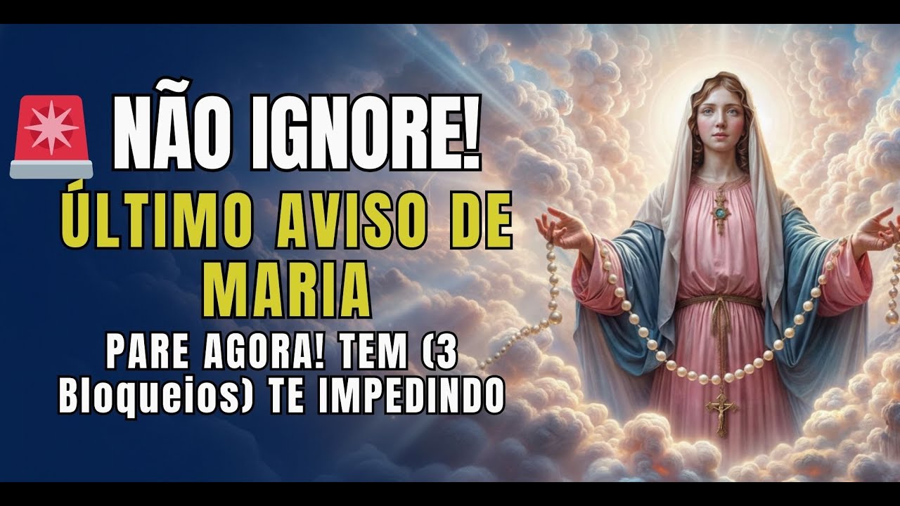 ⚠️ O CHAMADO URGENTE da MÃE : 3 COISAS que você DEVE PARAR de FAZER AGORA (Última Chance)