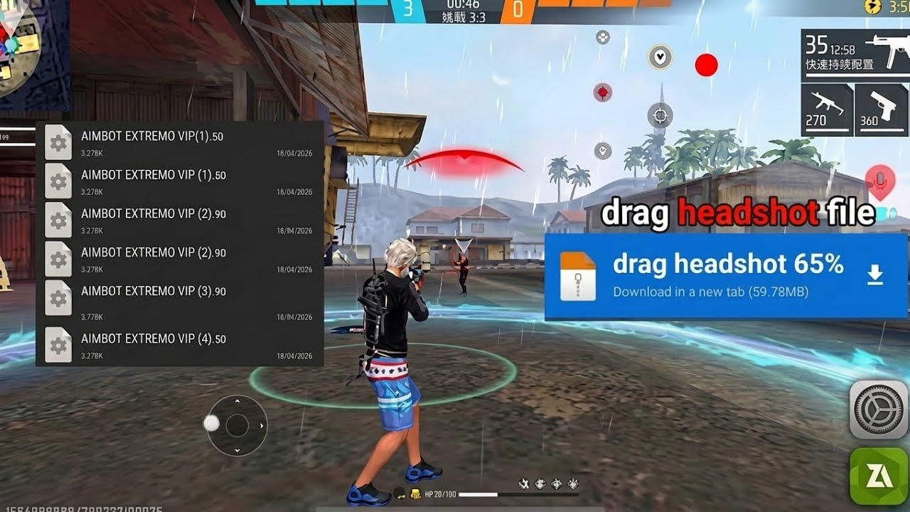 DRAG HEADSHOT 65% FILE🗃 FREE FIRE BODY HEADSHOT REGEDIT FILE📂 WORKING ALL SERVERS🌍
