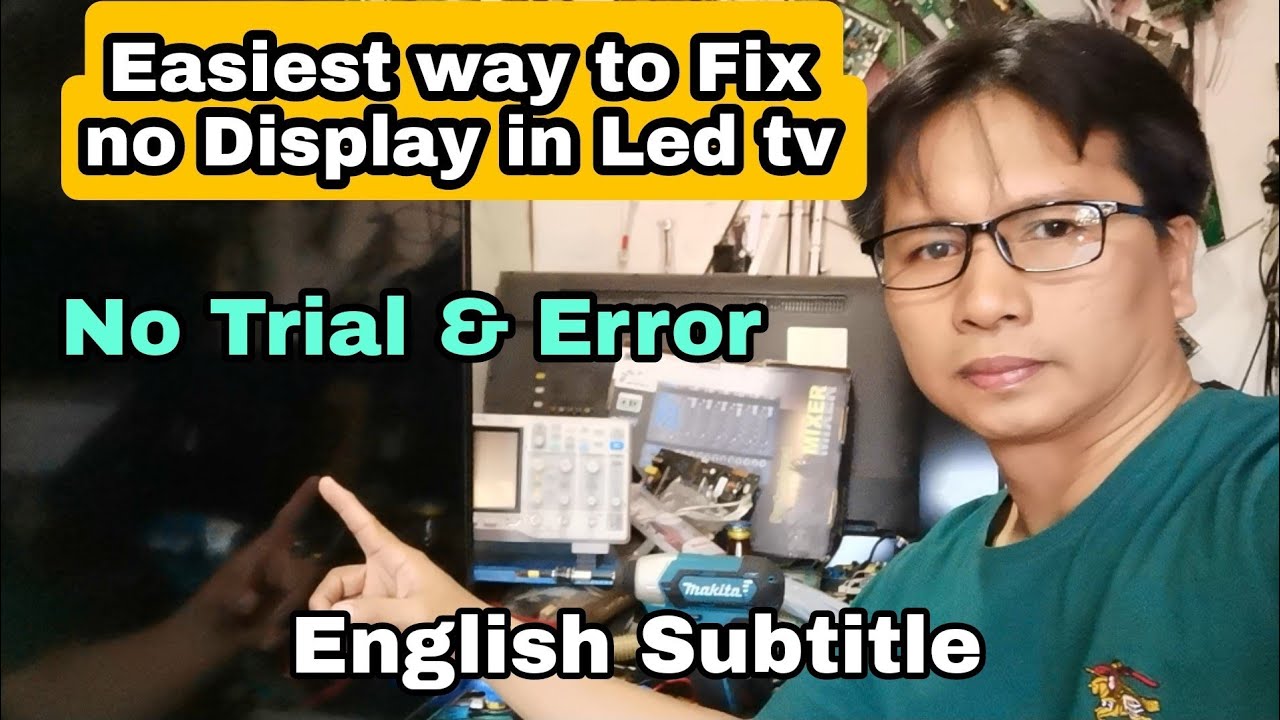 How to Fix no Picture/Display in Led Tv/Troubleshooting Guide for Led Tv repair