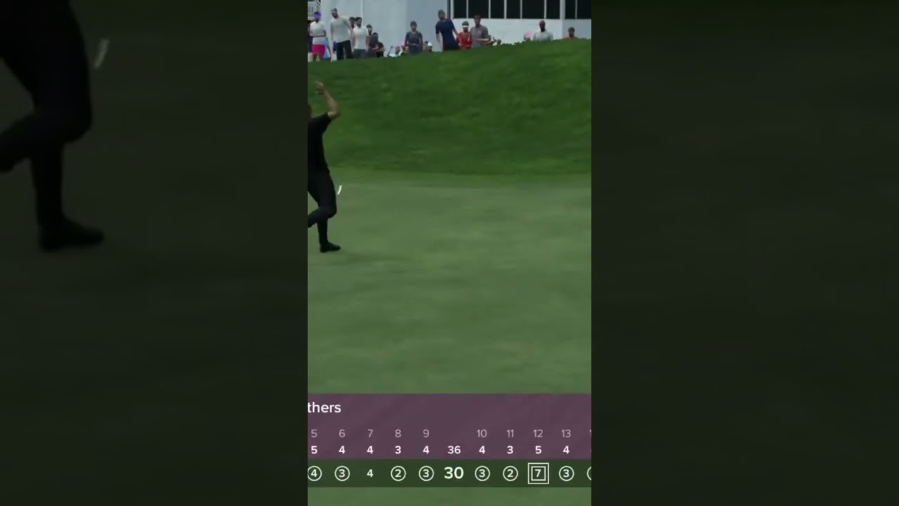 Does it go...!?👀 #pgatour2k23 #2k #2k23 #golf #putting #shank #dont_forget_to_like_and_subscribe