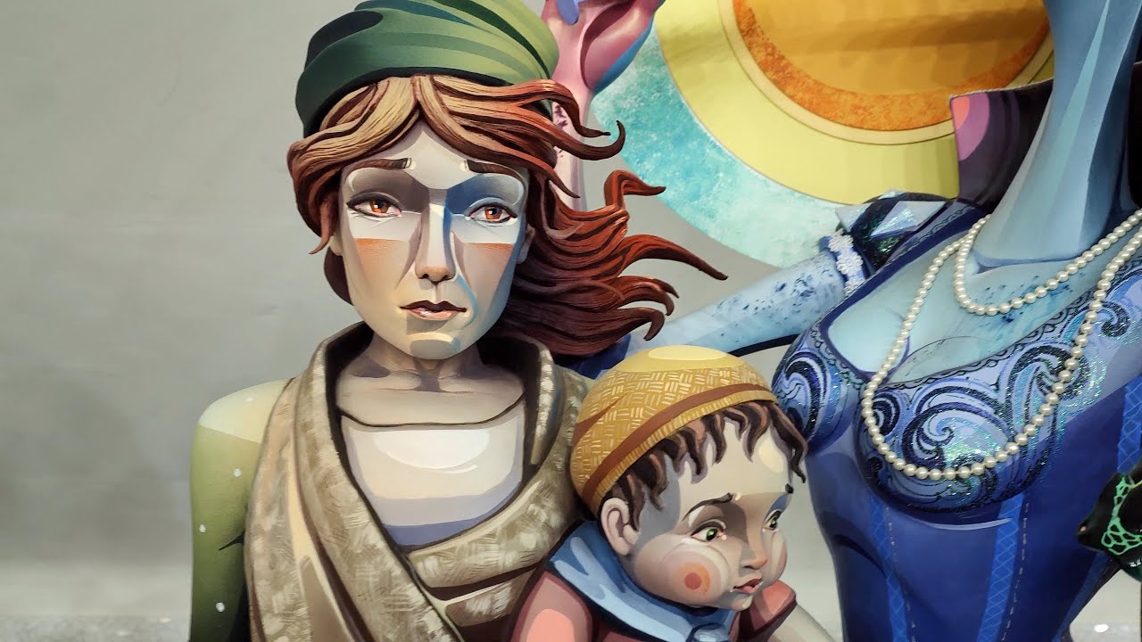 Ninot Exhibition for Fallas 2022 at the City of Arts and Sciences