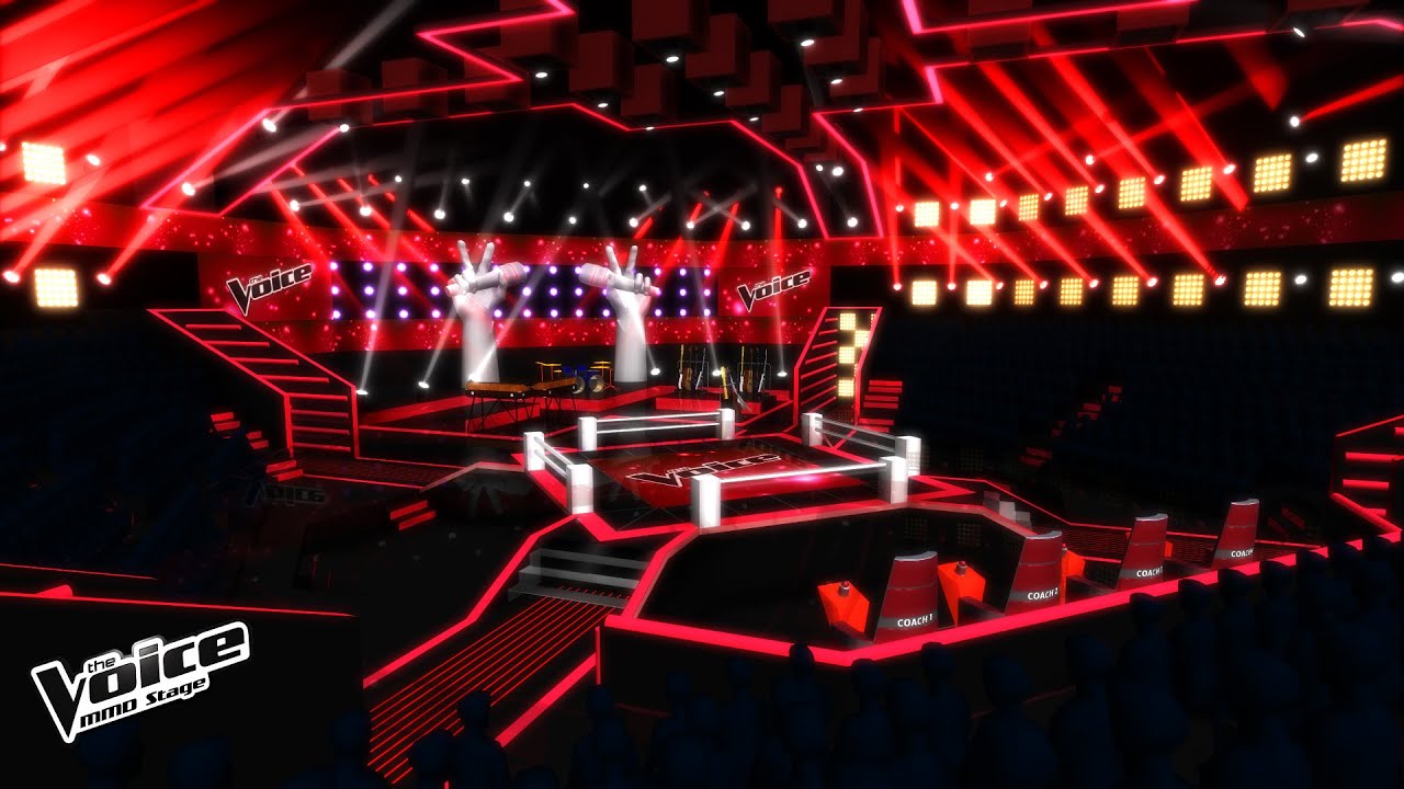 [MMD] Stage - THE VOICE - The Battles V.2