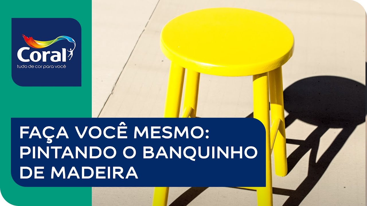 Aprenda como renovar um Banquinho de Madeira