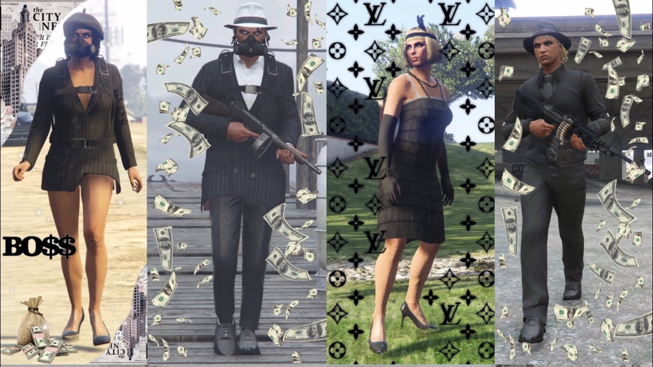 GTA 5 online |💸MAFIA MATCHING COUPLE OUTFITS! 💸 [Full Tutorial] 💸 (XBOX/PS4)