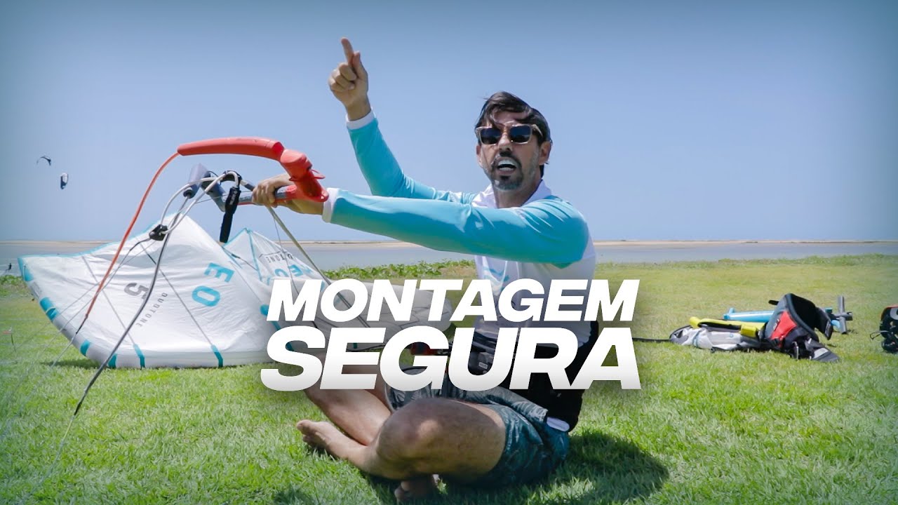 Aula Kitesurf: Como montar seu kite e decolar com segurança (passo a passo)