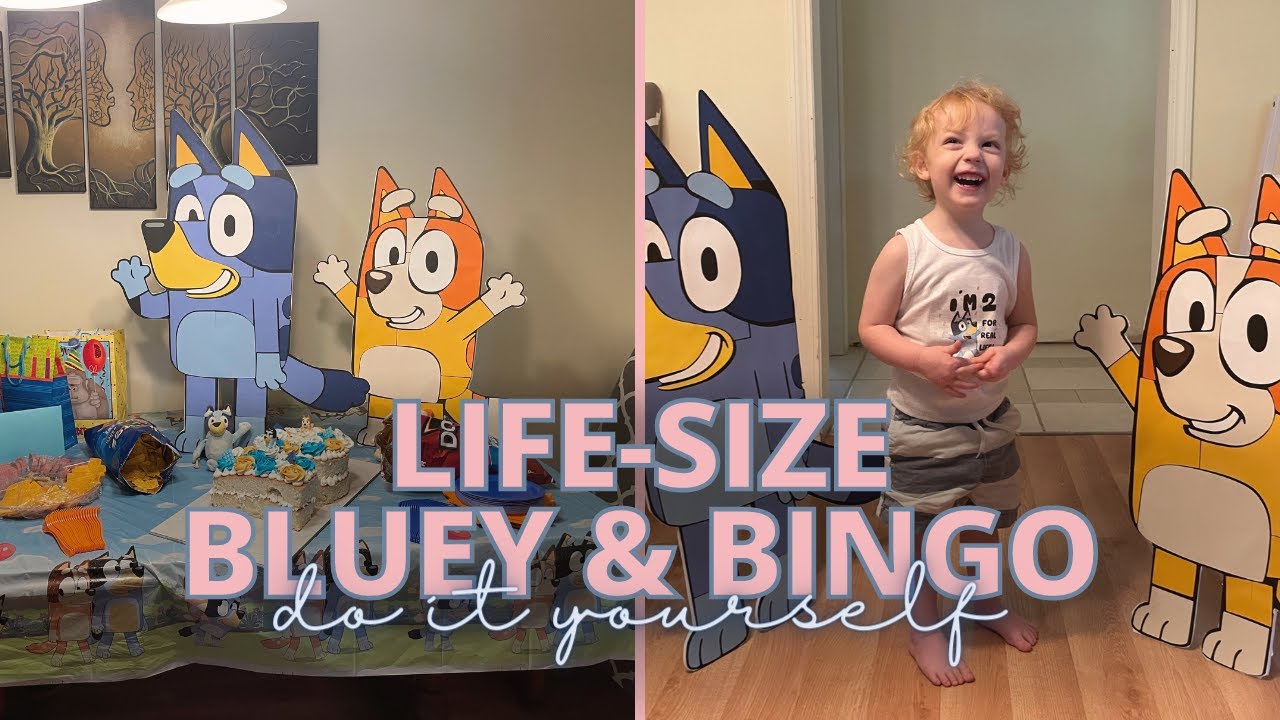 DIY Bluey Party: Create Your Own Life-Size Bluey and Bingo