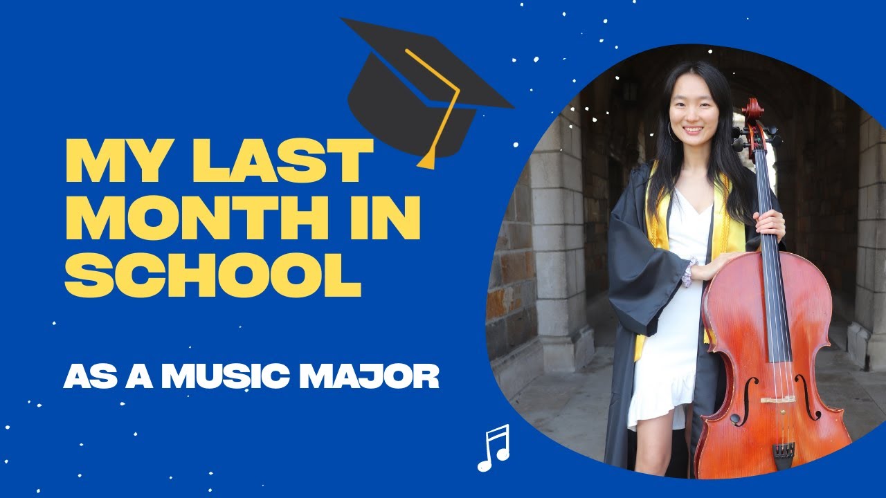 My Last Month at the University of Michigan (cello, friends, graduation)