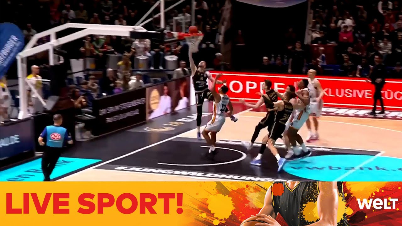 WELT LIVE-SPORT: L&ouml;wen Braunschweig vs. Rostock Seawolves - Basketball-Bundesliga | LIVESTREAM #bbl