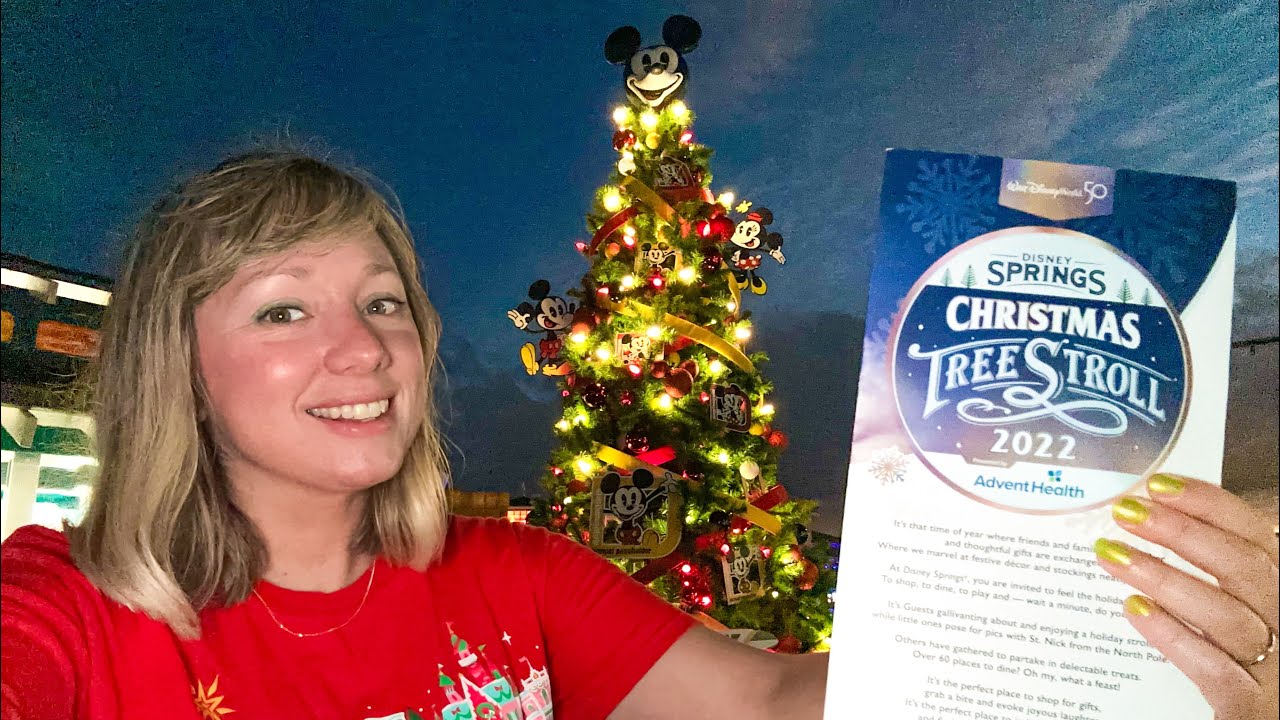 Disney Springs Christmas Tree Stroll, Jock Lindsey's Holiday Menu, Meeting Santa & SNOW! ❄️