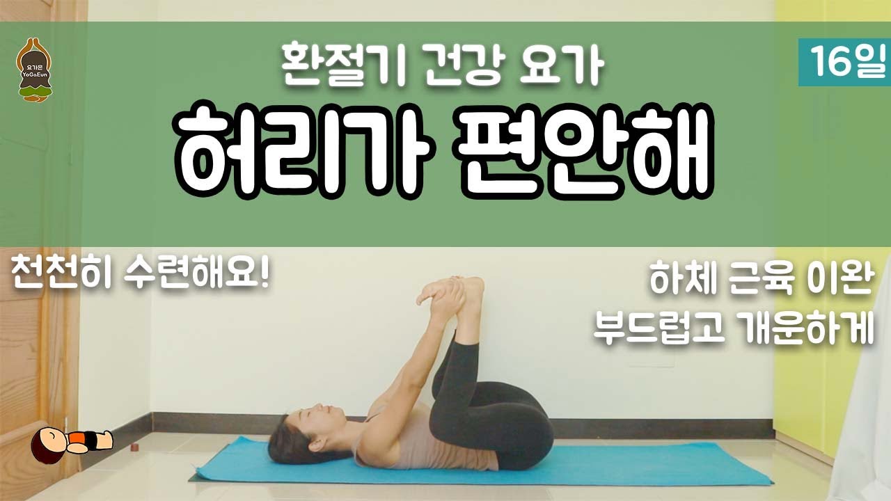 (요가은) 허리가 편안해 16일 / 환절기 건강 요가 챌린지