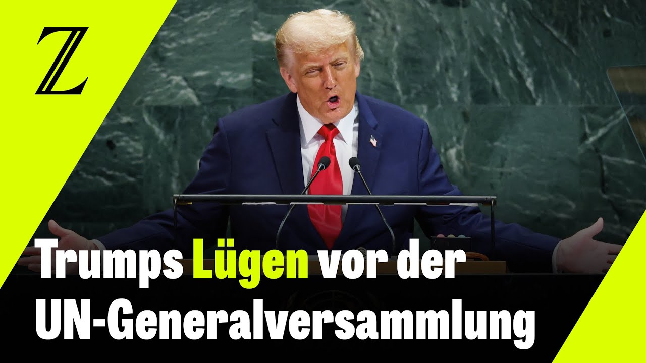 Trumps UN-Rede war grotesk. Seine irrsten Behauptungen
