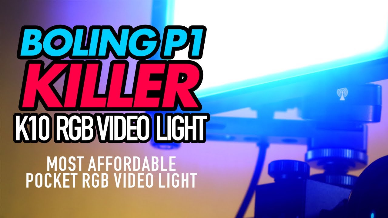 The Boling P1 Vlogger Killer - K10 RGB Pocket Video Light