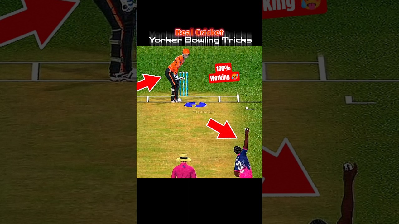 Secret RC24 Bowling Trick 🤯 Take Wickets on Every Ball! #rc24 #shorts #trending