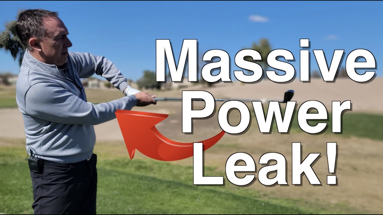 This is Why Your Golf Swing Lacks Distance (Chicken Wing Swing Fix)
