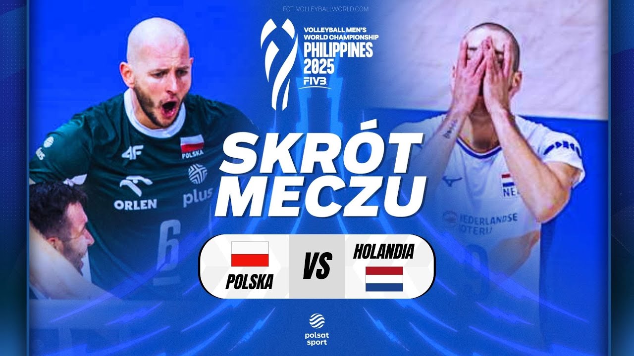 SKRÓT: POLSKA - HOLANDIA | MISTRZOSTWA ŚWIATA SIATKARZY 2025