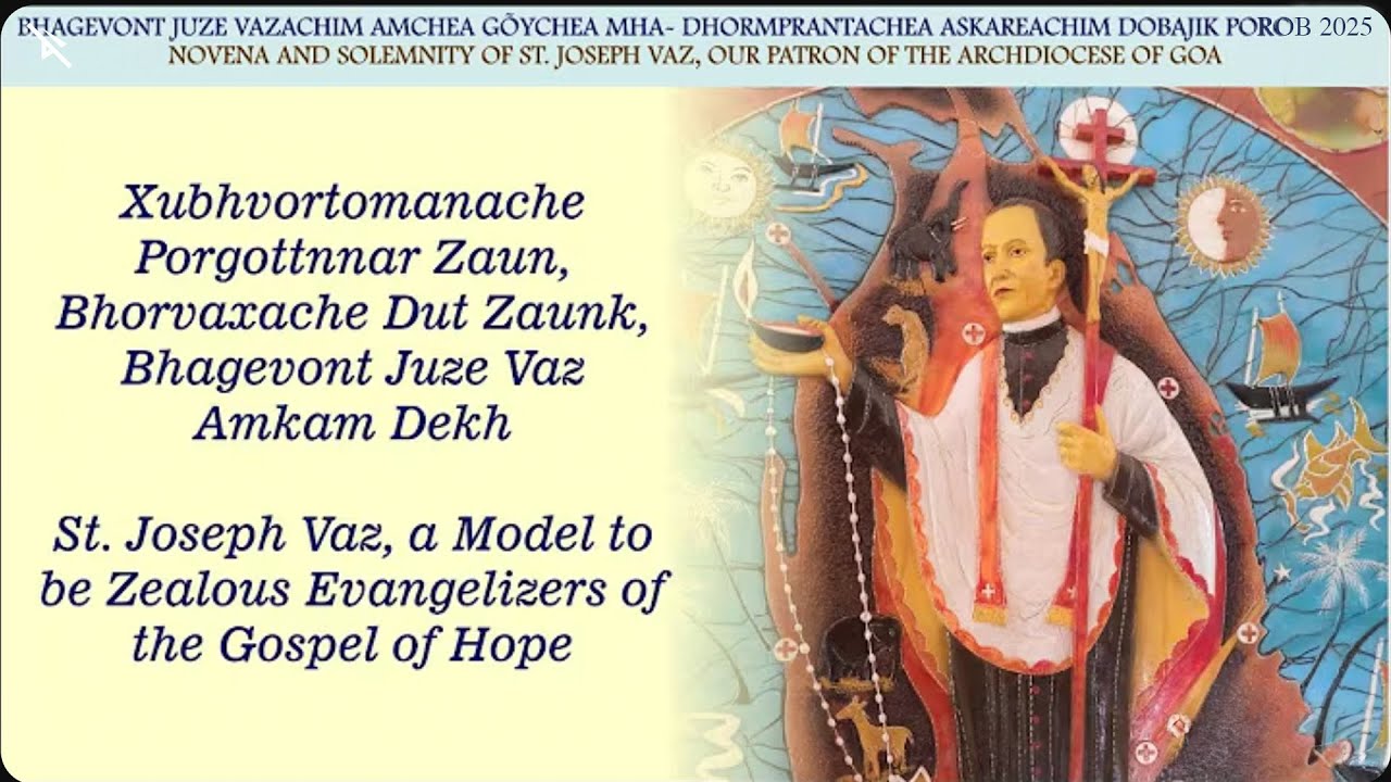 Feast of St. Joseph Vaz - 16th January 2025 - Sancoale, Goa
