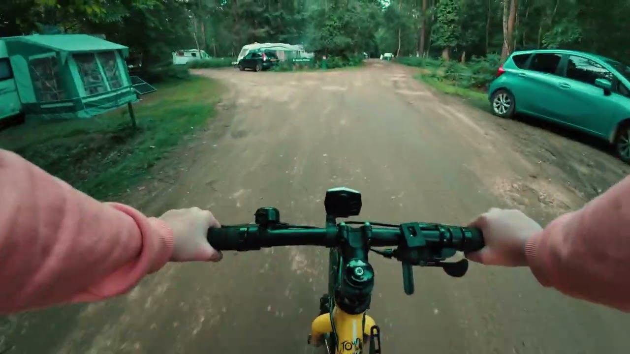 Exploring Setthorns Caravan Site in the New Forest | Bike Tour with My Brother